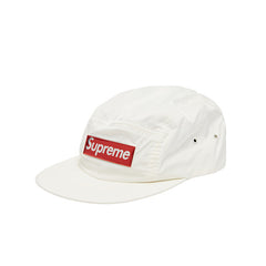 SUPREME LIQUID METAL LOGO CAMP CAP WHITE FW17 - Stay