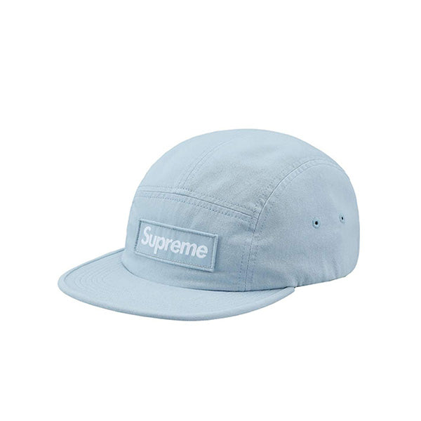 SUPREME MILITARY CAMP CAP LIGHT BLUE SS18 - Stay Fresh