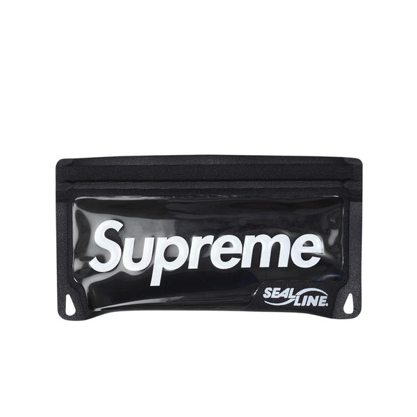 SUPREME SEALLINE SEE POUCH LARGE BLACK SS18