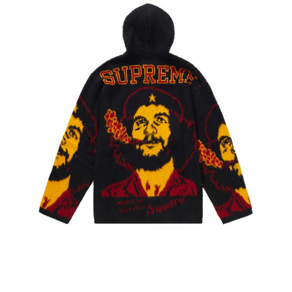 SUPREME CHE HOOODED ZIP UP SWEATHER BLACK SS21