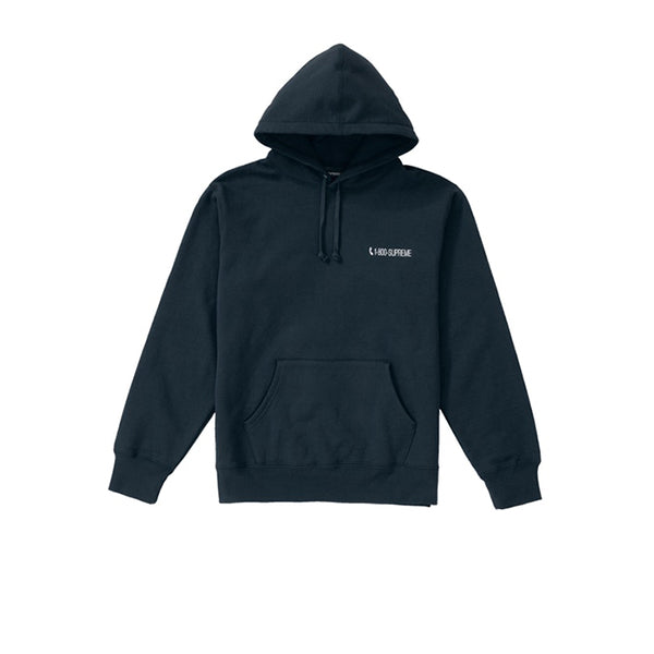 SUPREME 1-800 HOODED SWEATSHIRT NAVY FW19