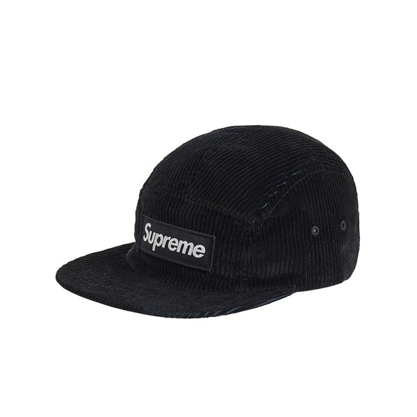 SUPREME CAMO CORDUROY CAMP CAP BLACK CAMO FW19 - Stay Fresh