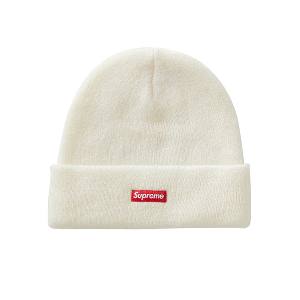 SUPREME MOHAIR BEANIE WHITE FW19