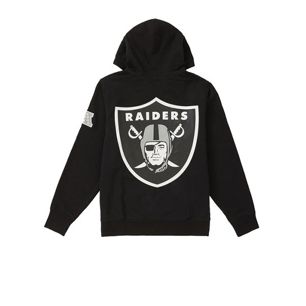 SUPREME NFL X RAIDERS X '47 HOODED SWEATSHIRT BLACK SS19