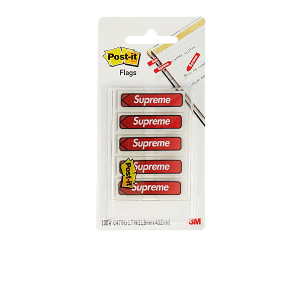 SUPREME POST-IT FLAGS RED FW19