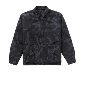 SUPREME REVERSIBLE PUFFY WORK JACKET BLACK TRIBAL FW19 - Stay Fresh