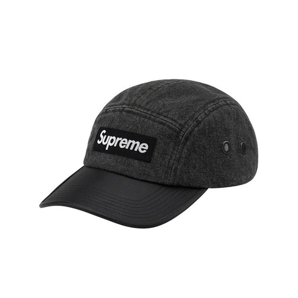 SUPREME 2-TONE DENIM CAMP CAP BLACK SS20 - Stay Fresh
