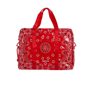 Supreme Bandana Tarp Small Duffle Bag Red - SS21 - US