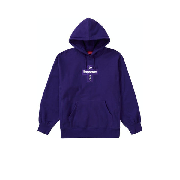 NWT Supreme Cross Box Logo Hoodie Sweatshirt Natural Beige Mens L