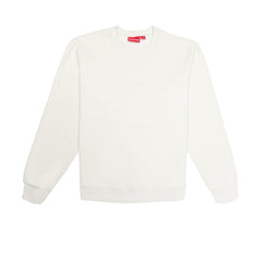 SUPREME CUTOUT LOGO CREWNECK NATURAL SS20 - Stay Fresh