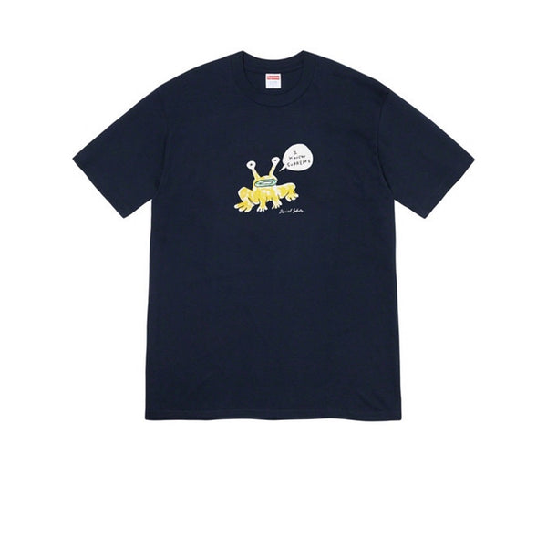 SUPREME DANIEL JOHNSTON FROG TEE NAVY SS20 - Stay Fresh