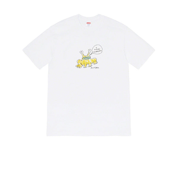 SUPREME DANIEL JOHNSTON FROG TEE WHITE SS20 - Stay Fresh