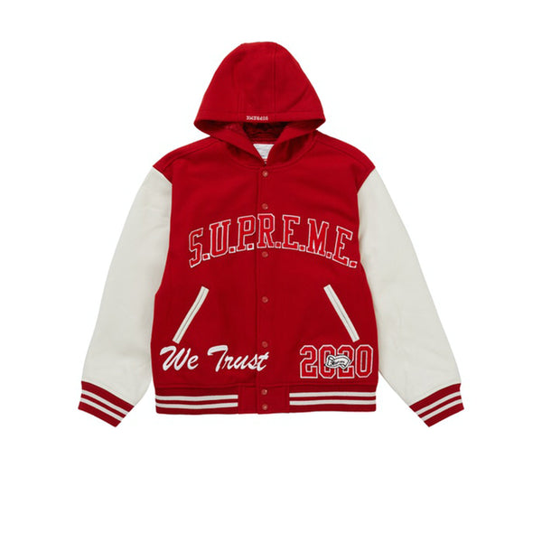 Buy Supreme Team Varsity Jacket 'Red' - FW19J91 RED