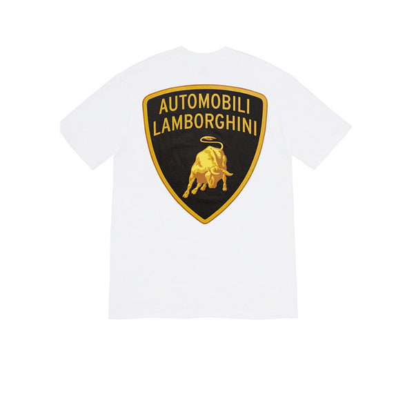 SUPREME LAMBORGHINI TEE WHITE SS20 - Stay Fresh