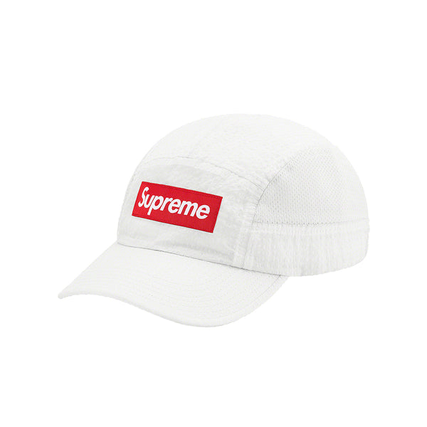 SUPREME MESH SEERSUCKER CAMP CAP WHITE SS21 - Stay Fresh