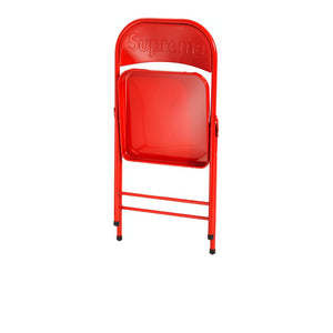 SUPREME METAL FOLDING CHAIR RED FW20 - Stay Fresh