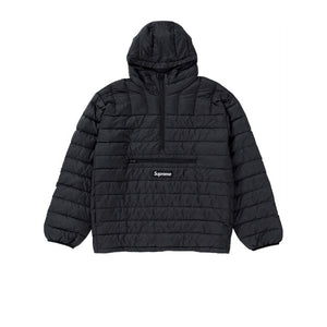 SUPREME MICRO DOWN HALF ZIP HOODED PULLOVER BLACK FW20 - Stay Fresh