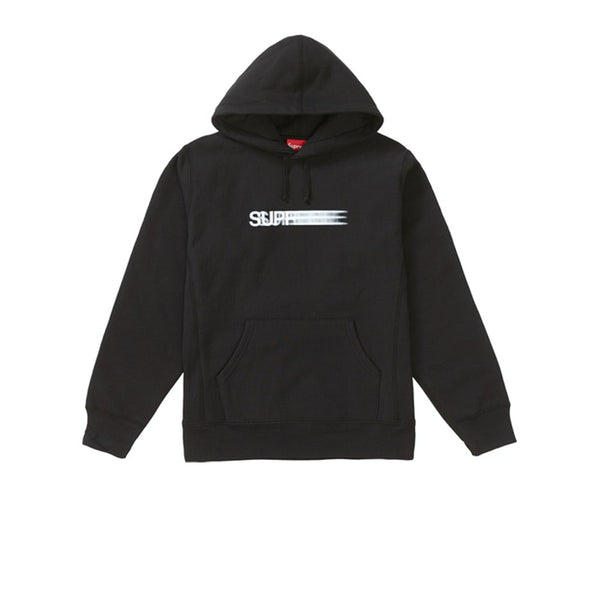 Motion Logo Hooded Sweatshirt 黒 black S-