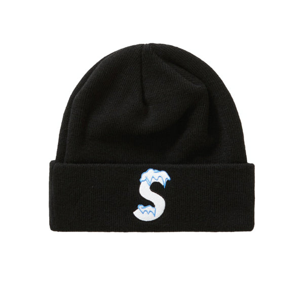 SUPREME NEW ERA S LOGO BEANIE BLACK FW20