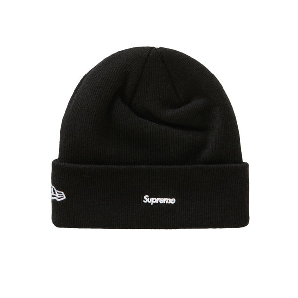 SUPREME NEW ERA S LOGO BEANIE BLACK FW20