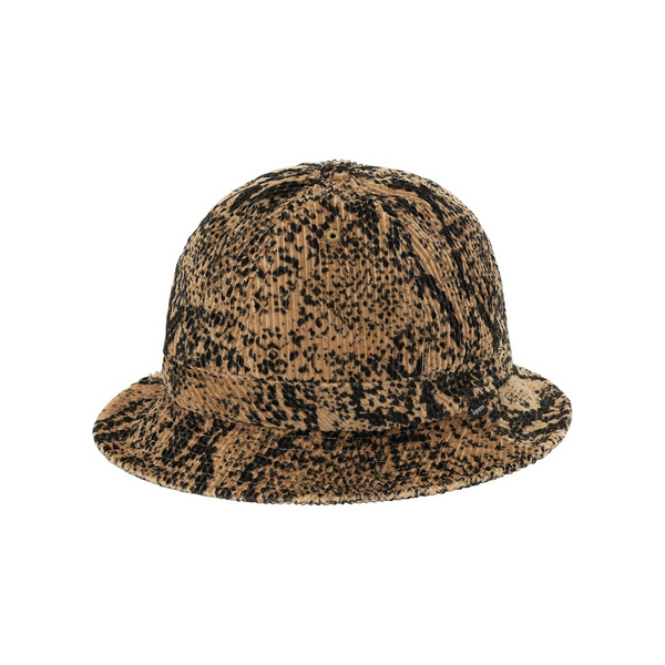 SUPREME SNAKESKIN CORDUROY BELL HAT TAN FW20 - Stay Fresh