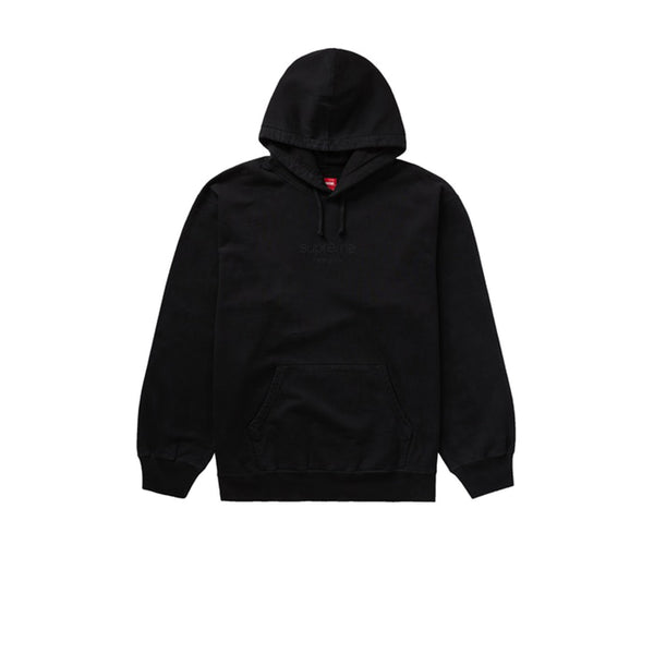 SUPREME SPRAY HOODED SWEATSHIRT BLACK FW20