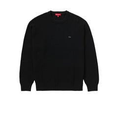 SUPREME TEXTURED SMALL BOX SWEATER BLACK FW20 - Stay Fresh