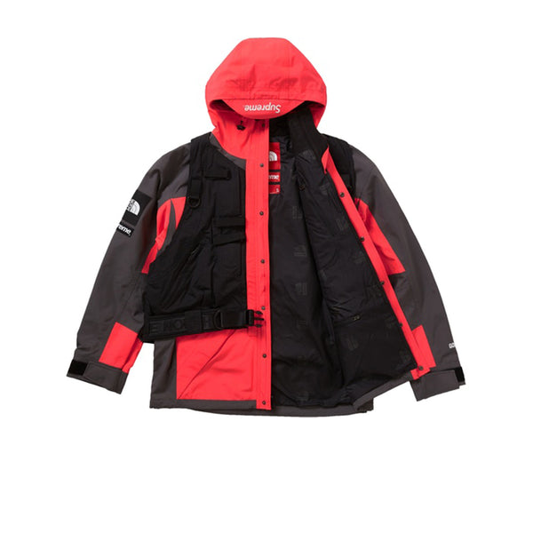 SUPREME X THE NORTH FACE RTG JACKET VEST BRIGHT RED SS20