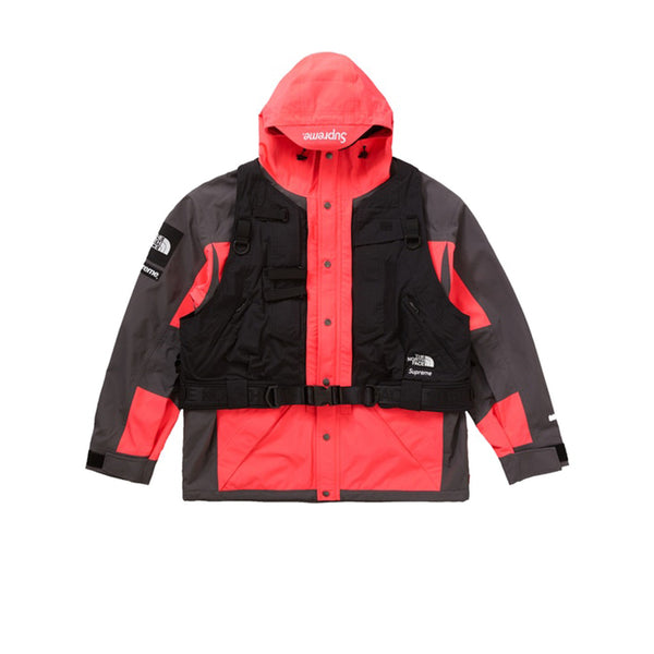 SUPREME X THE NORTH FACE RTG JACKET  VEST BRIGHT RED SS20