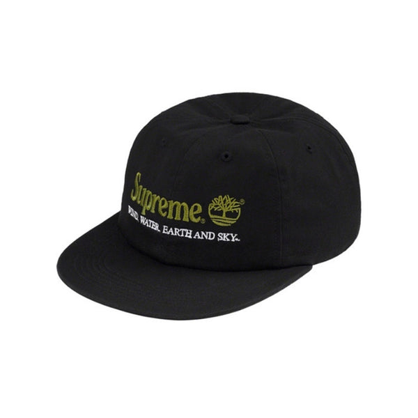 SUPREME TIMBERLAND 6 PANEL BLACK SS20 - Stay Fresh