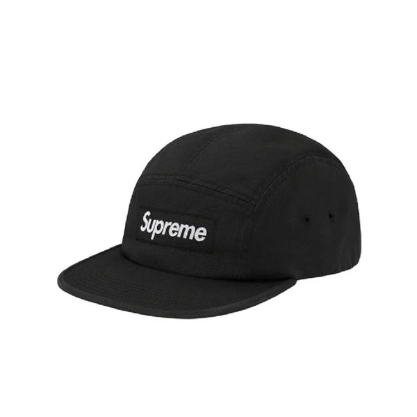 SUPREME WASHED CHINO TWILL CAMP CAP BLACK SS20 - Stay Fresh