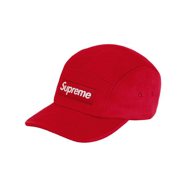 SUPREME WOOL CAMP CAP RED FW20 - Stay Fresh