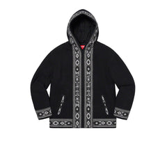 SUPREME WOVEN HOODED JACKET BLACK SS20 - Stay Fresh