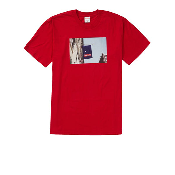 SUPREME BANNER TEE RED FW19 - Stay Fresh