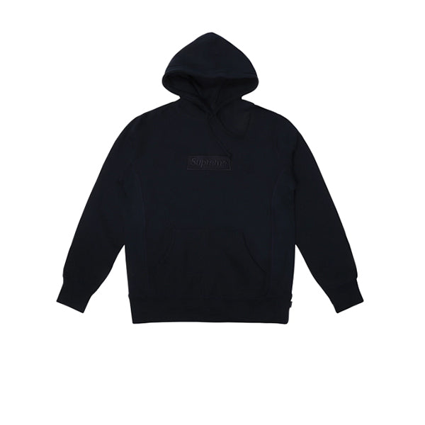 SUPREME BOX LOGO PULLOVER HOODIE NAVY FW14 - Stay Fresh