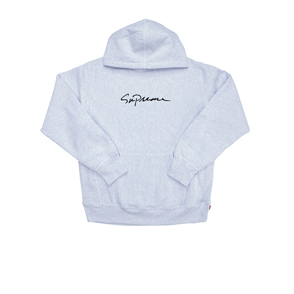 Supreme hoodie cursive best sale