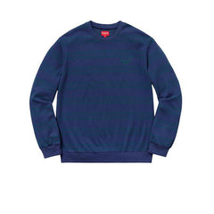 Supreme dash hotsell stripe crewneck