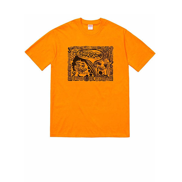 Supreme faces sale tee orange