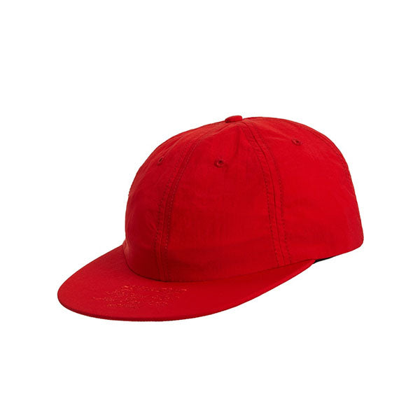 SUPREME FIRST AND BEST NYLON 6-PANEL CAP RED SS19