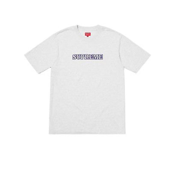 SUPREME FLORAL LOGO TEE ASH GREY FW18 Stay Fresh