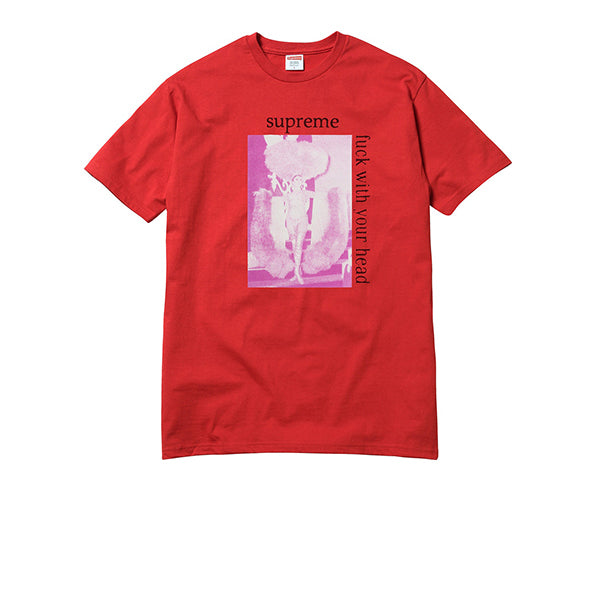 SUPREME FUCK WITH YOUR HEAD TEE "RED" FW17