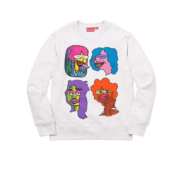 Supreme Gonz Heads Crewneck-