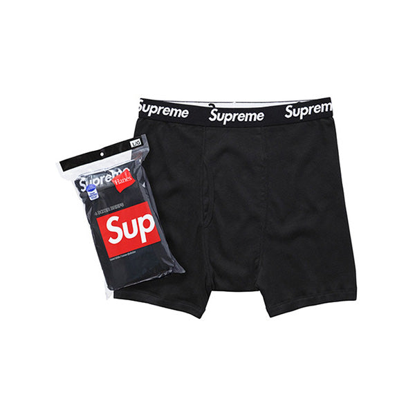 【国内発送】 X HANES SUPREME Fresh Stay - BLACK BRIEFS BOXER 下着・アンダーウェア