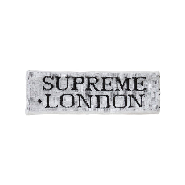 Supreme shop headband white