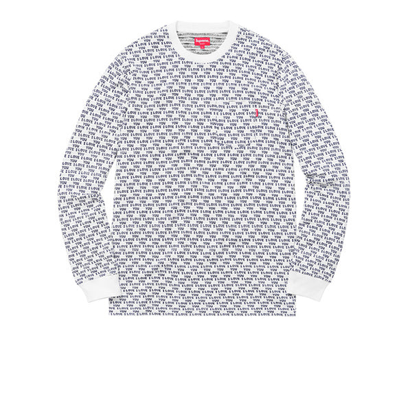 Supreme i hotsell love you shirt