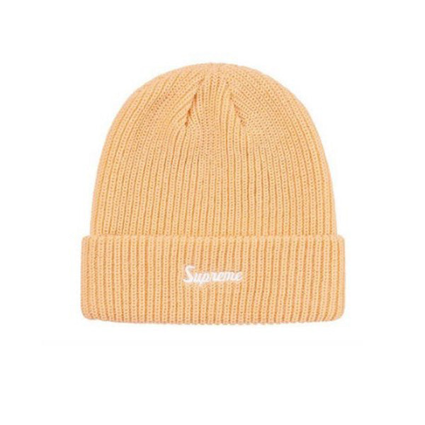 Supreme loose gauge beanie beige clearance