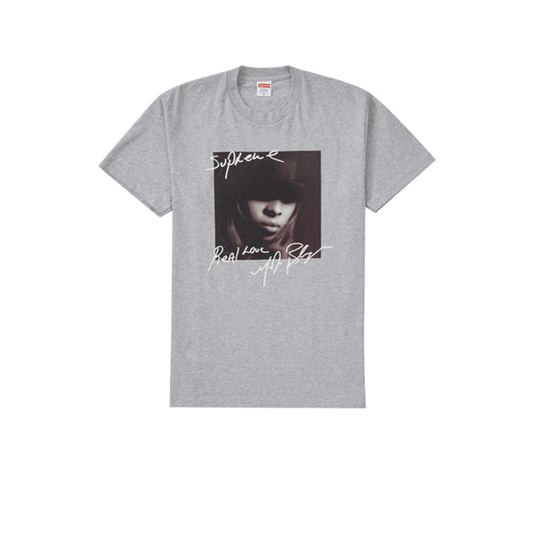 SUPREME MARY J. BLIGE TEE HEATHER GREY FW19 - Stay Fresh