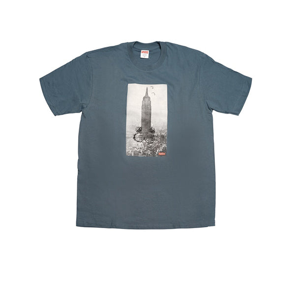 SUPREME MIKE KELLEY THE EMPIRE STATE BUILDING TEE SLATE FW18