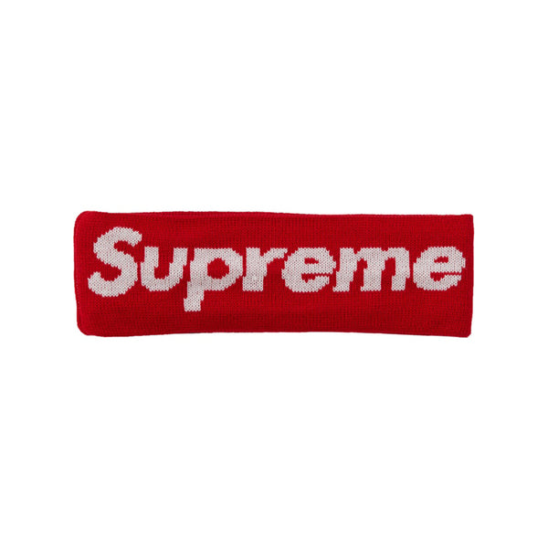 Red supreme New Era Big Logo Headband