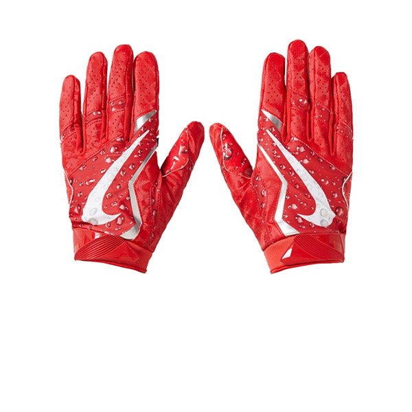 Supreme Nike Vapor Jet 4.0 Football Gloves Red on the account Instagram of  @supreme_newss